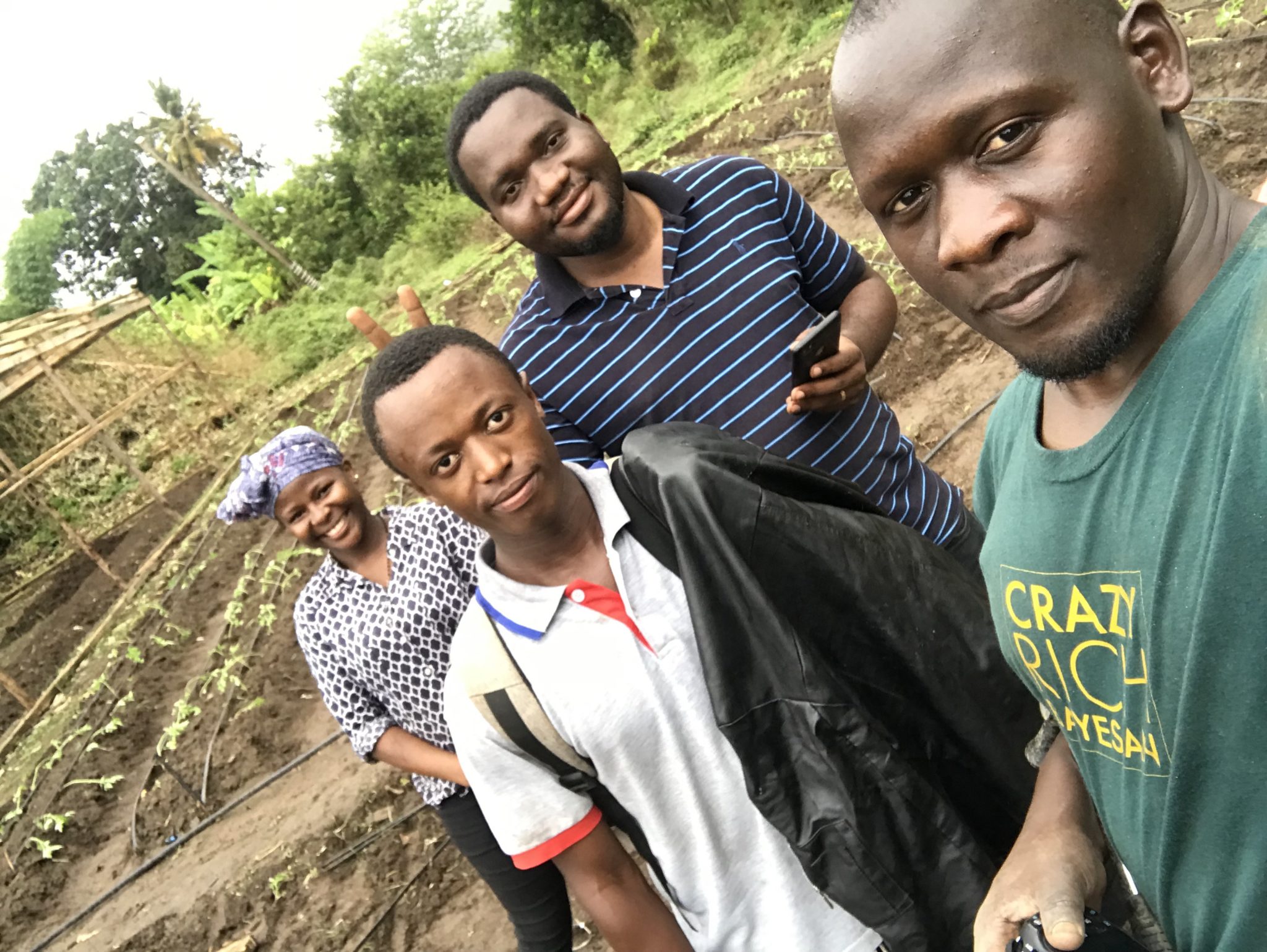 Denis Pastory, team selfie – researcher and field assistant in the field.