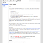 Practical Theories for Exploratory Data Mining Workshop