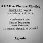 2nd traMOOC project meeting in Corfu