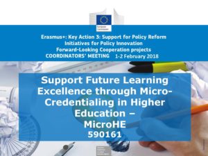 Support Future Learning Excellence through Micro-Credentialing in Higher Education – MicroHE
