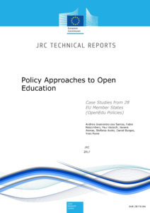 Policy Approaches to Open Education – Case Studies from 28 EU Member States