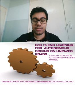 Khushal Brahmbhatt - End-to-End Learning for Autonomous Driving on Unpaved Roads - A Study Towards Automated Wildlife Patrol