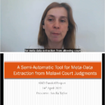Amelia Taylor - A Semi-Automatic Tool for Meta-data extraction from Malawi Court Judgments